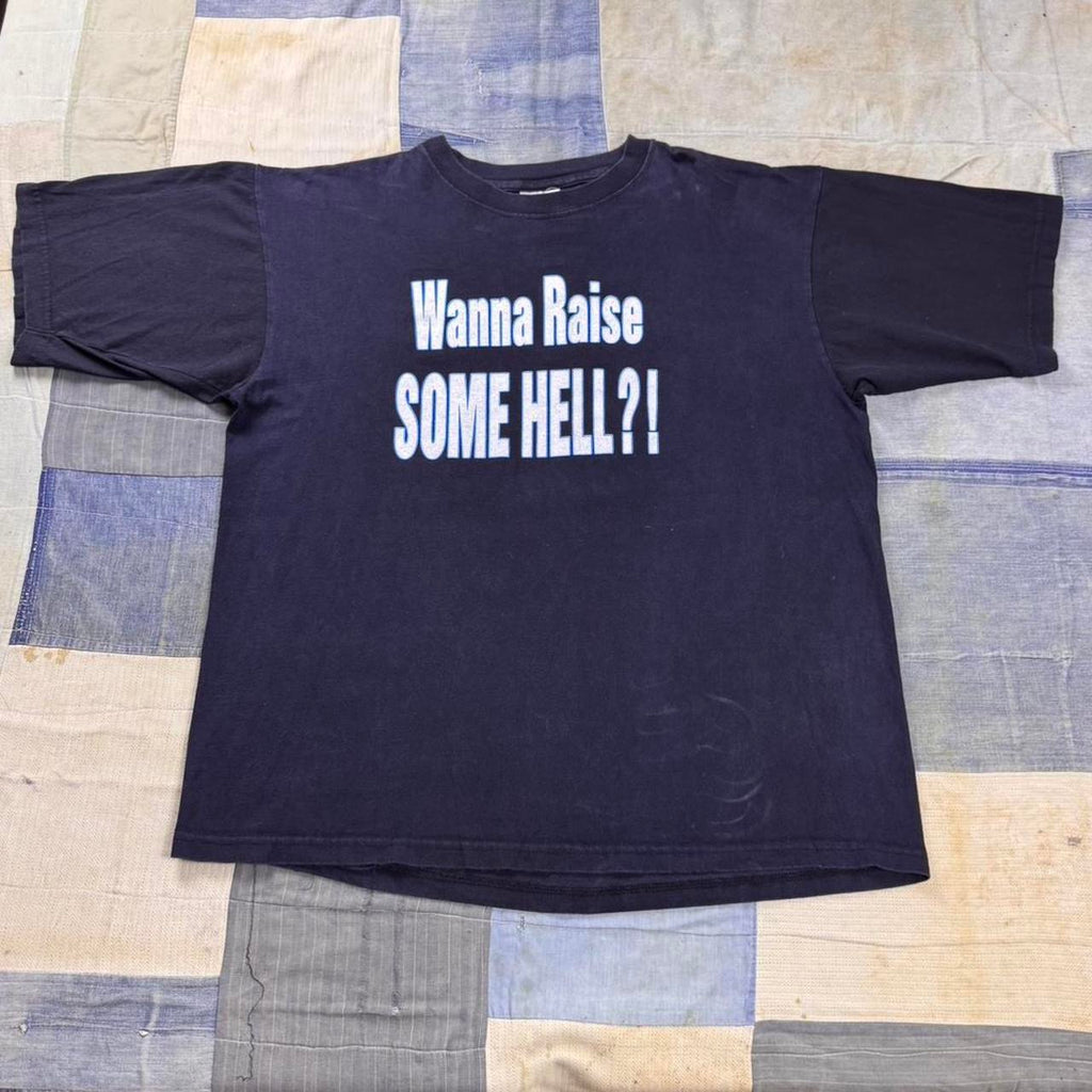 1990 WWF Steve Austin Hell Yeah Skull Double Sided Tee | XL