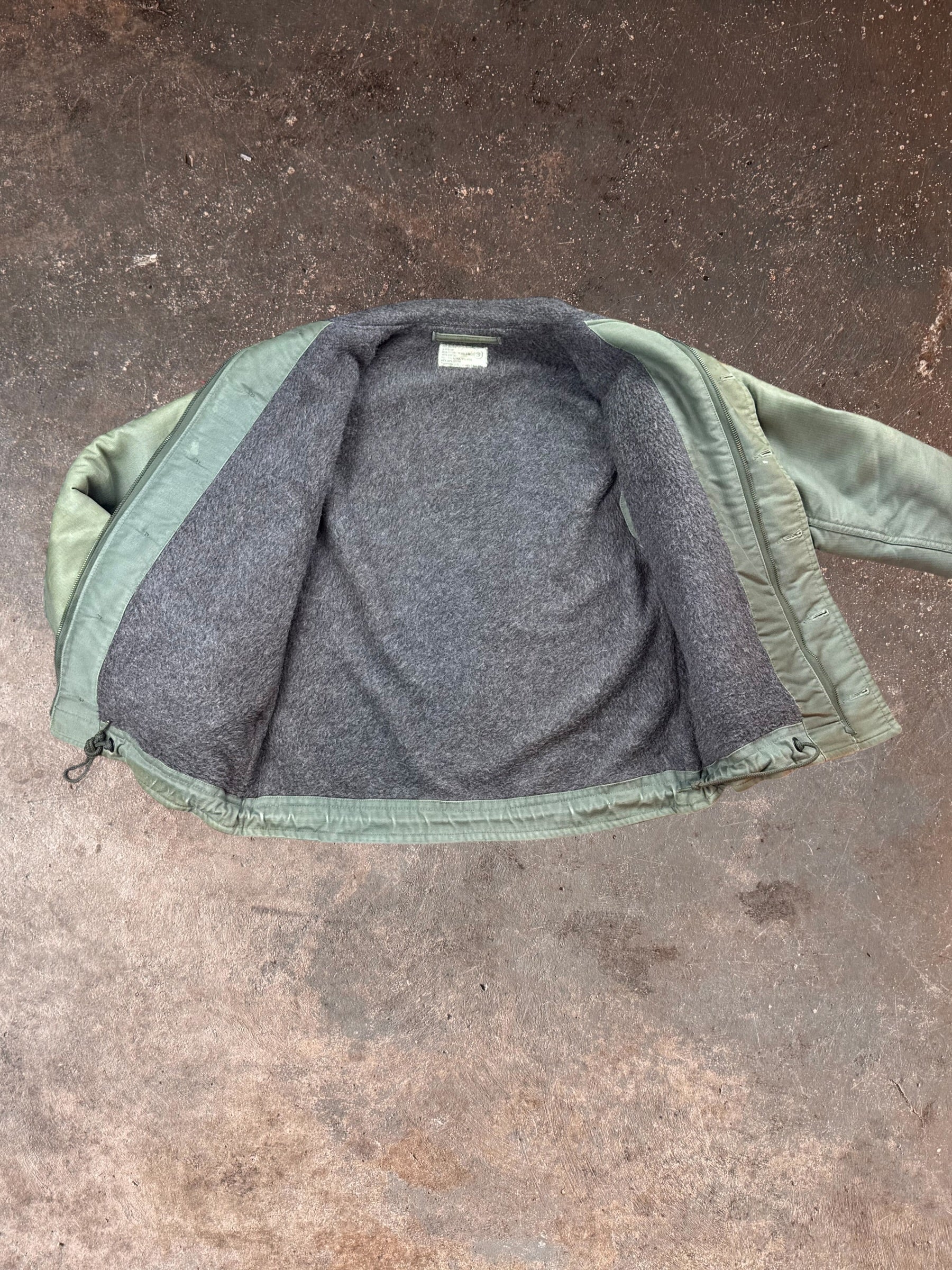 1960s USN N-1 Alpaca Fur Deck Jacket | Large