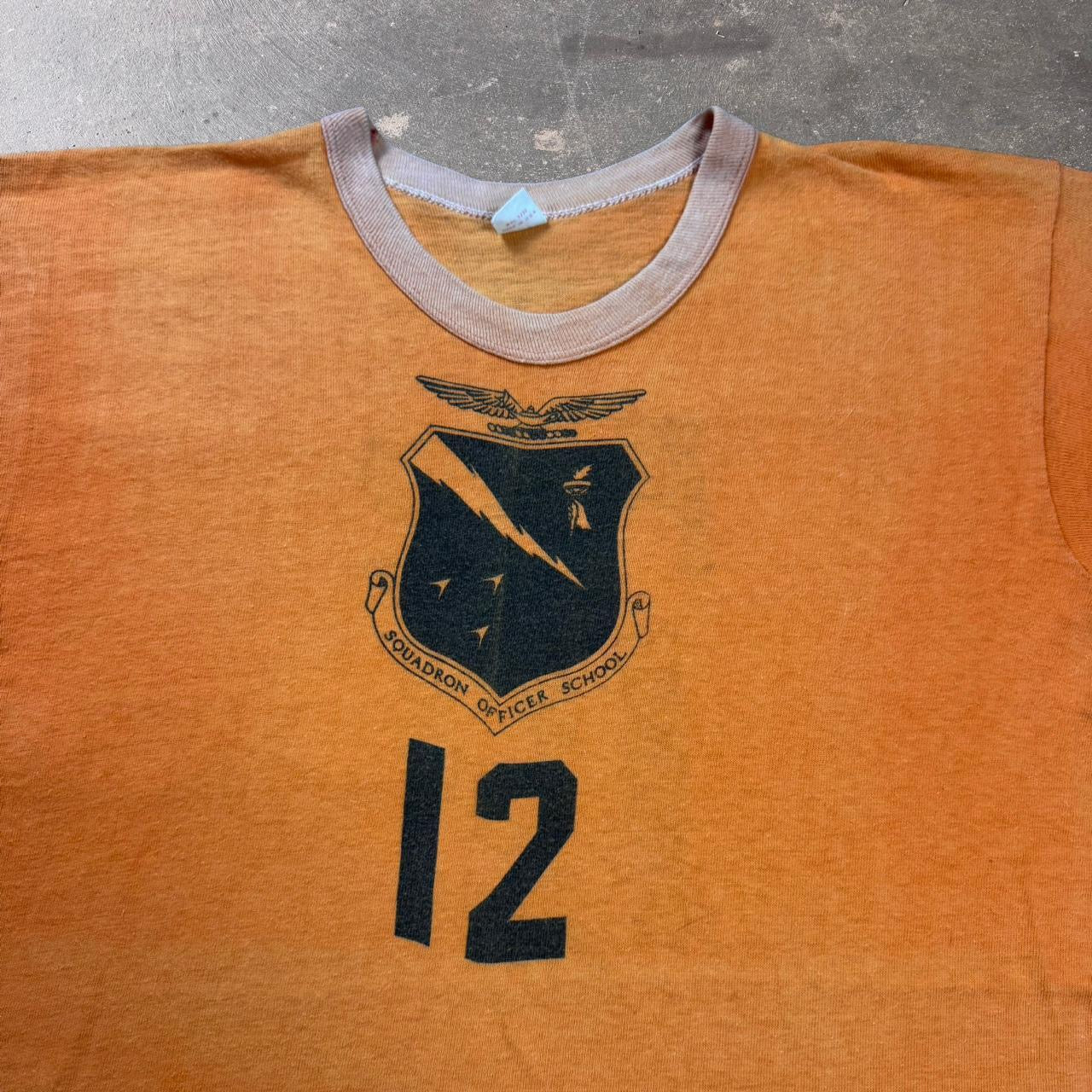 1960s USAF Squadron Officer School F-62 Ringer Tee | Large