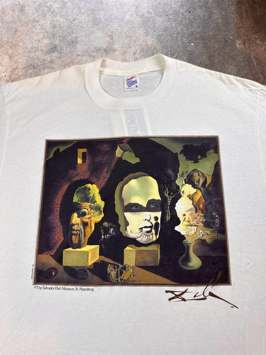 1990s Deadstock Salvador Dali Museum Art Tee | Large