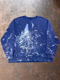 2000s Joe Boxer Heavily Painted Navy Crewneck | XL