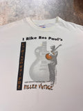 1990s Killer Vintage Gibson Les Paul Japanese Promotion T Shirt | XL