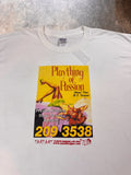 1990s Plaything of Passion White T Shirt | XL