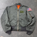 1977 Alpha Industries USAF L-2B Light Zone Flight Jacket | Medium