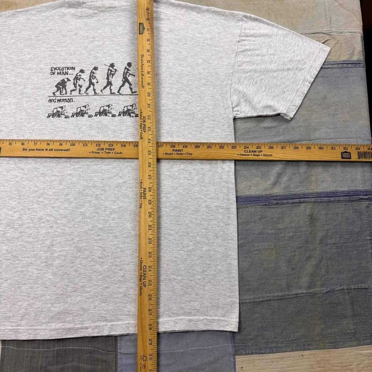 1990s Evolution of Man and Woman Funny Graphic Tee | XL