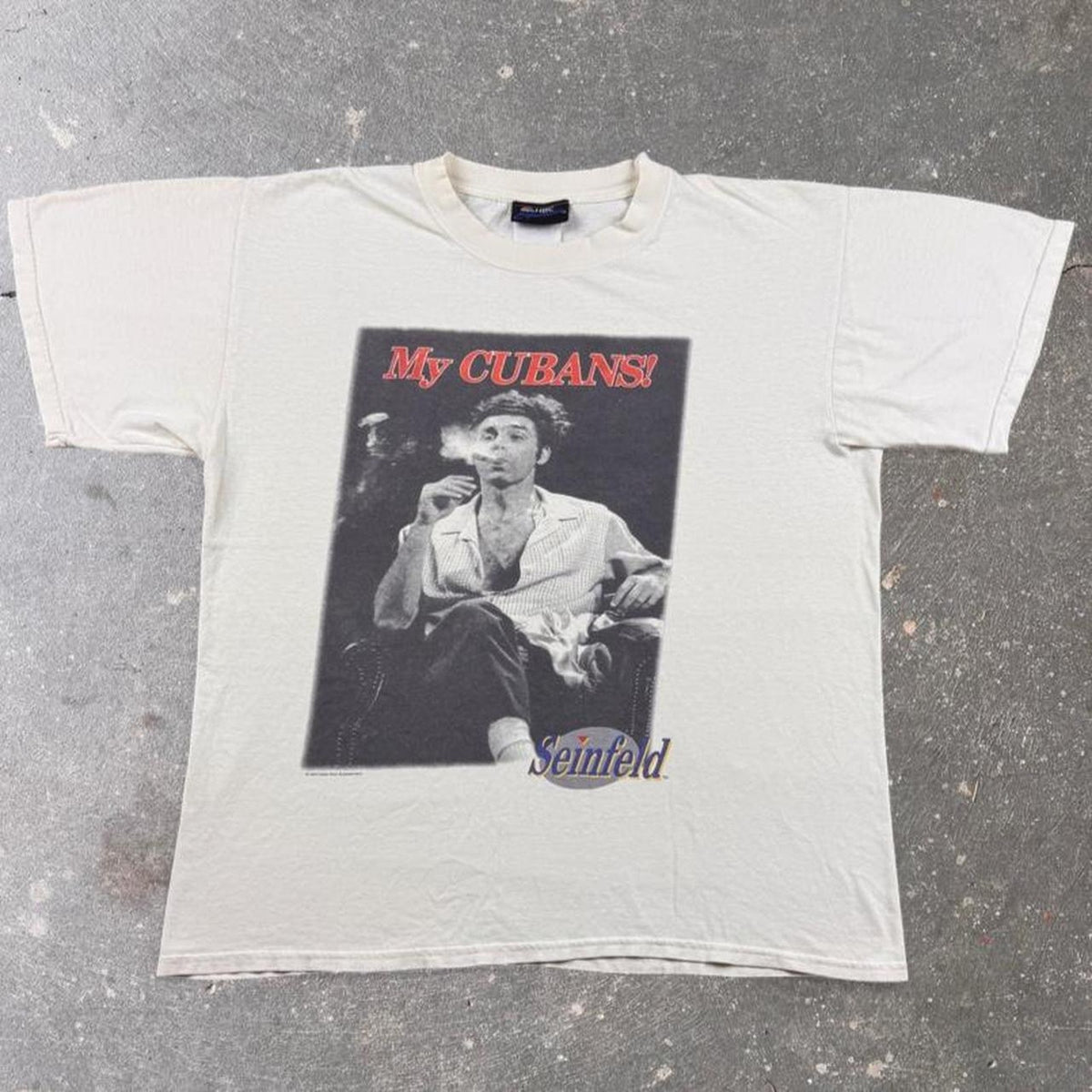 1990s Seinfeld Kramer “My Cubans!” NBC Experience Tee | Large