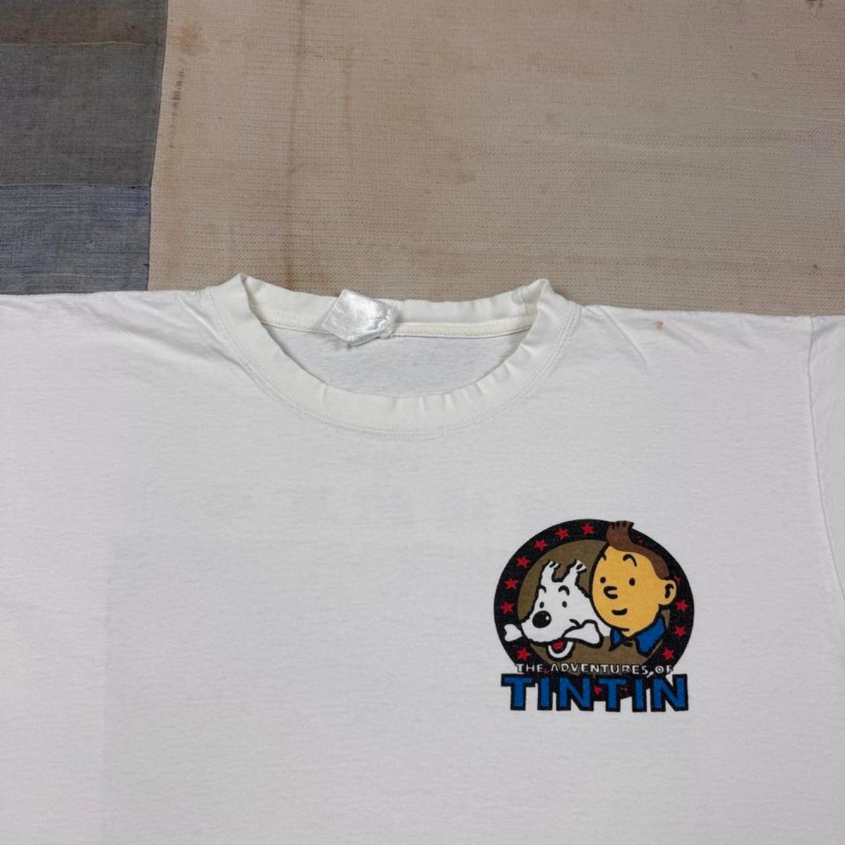 1990s Tintin The Broken Ear Comic Tee | XL