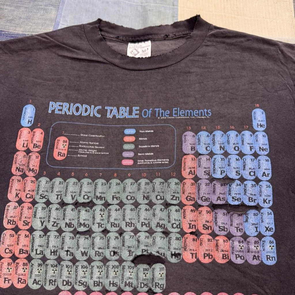 2002 Periodic Table of the Elements Science Graphic Tee | Medium