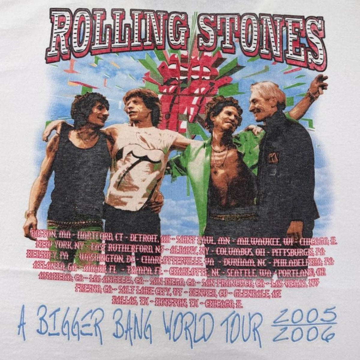2005 Rolling Stones Bigger Bang Tour Tee | XL