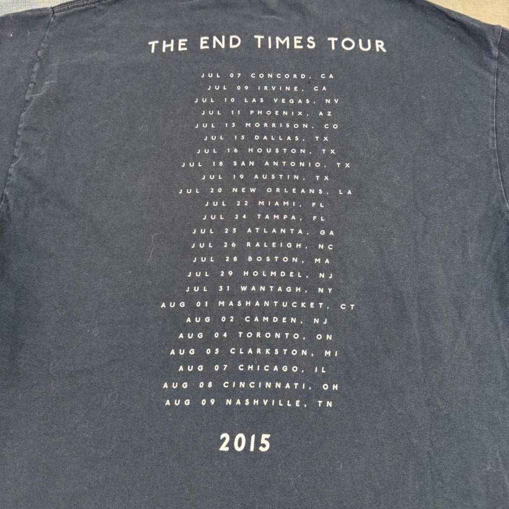 2015 Marilyn Manson The End Times Tour Tee Black Gildan Heavy Cotton | Large