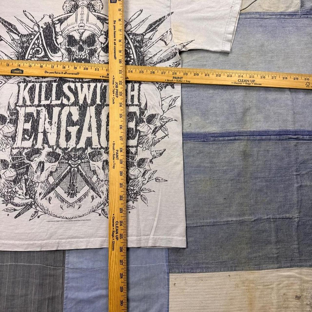 2000s Killswitch Engage Skull All Over Print Band Tee | Small