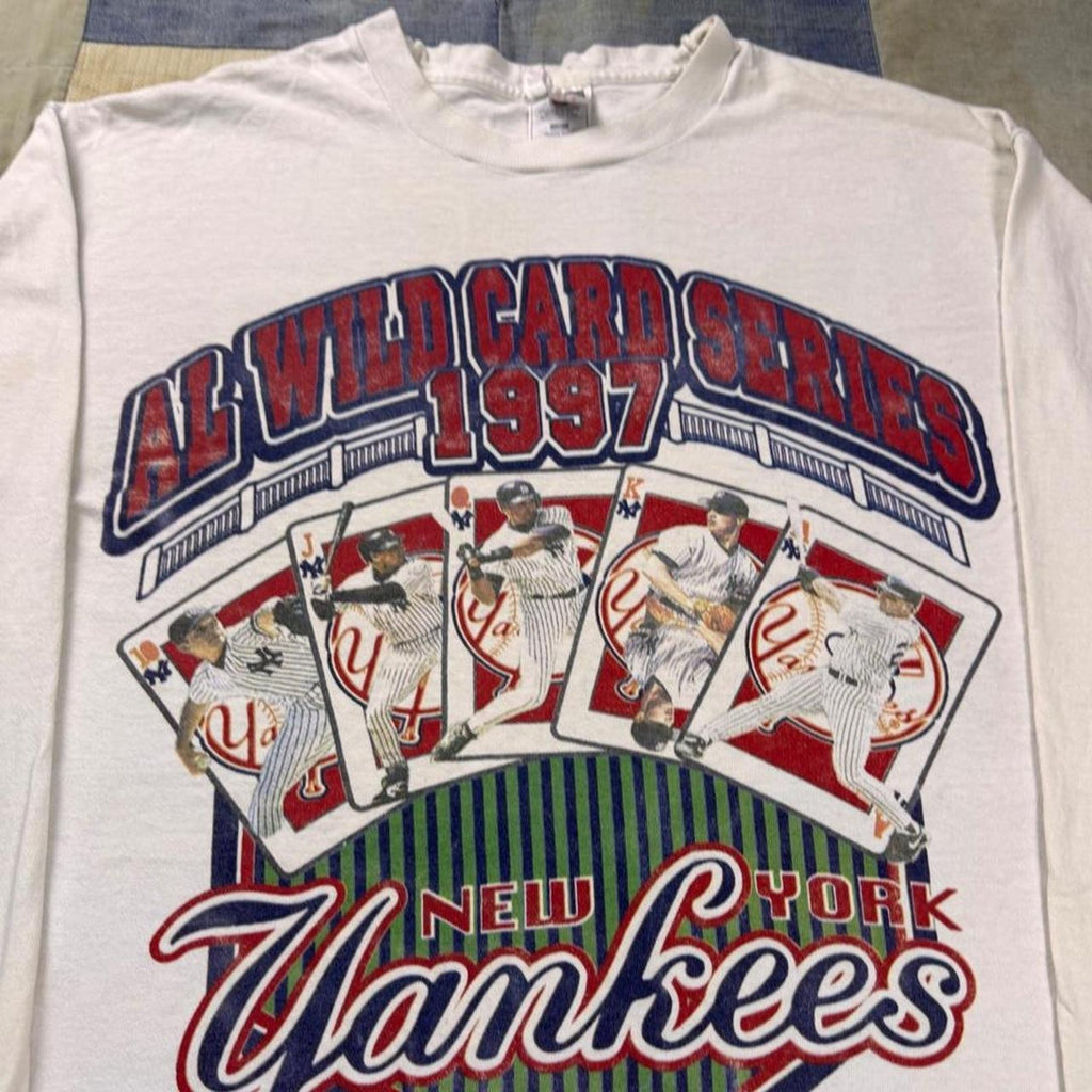 1997 New York Yankees AL Wild Card Series Long Sleeve Tee | Large