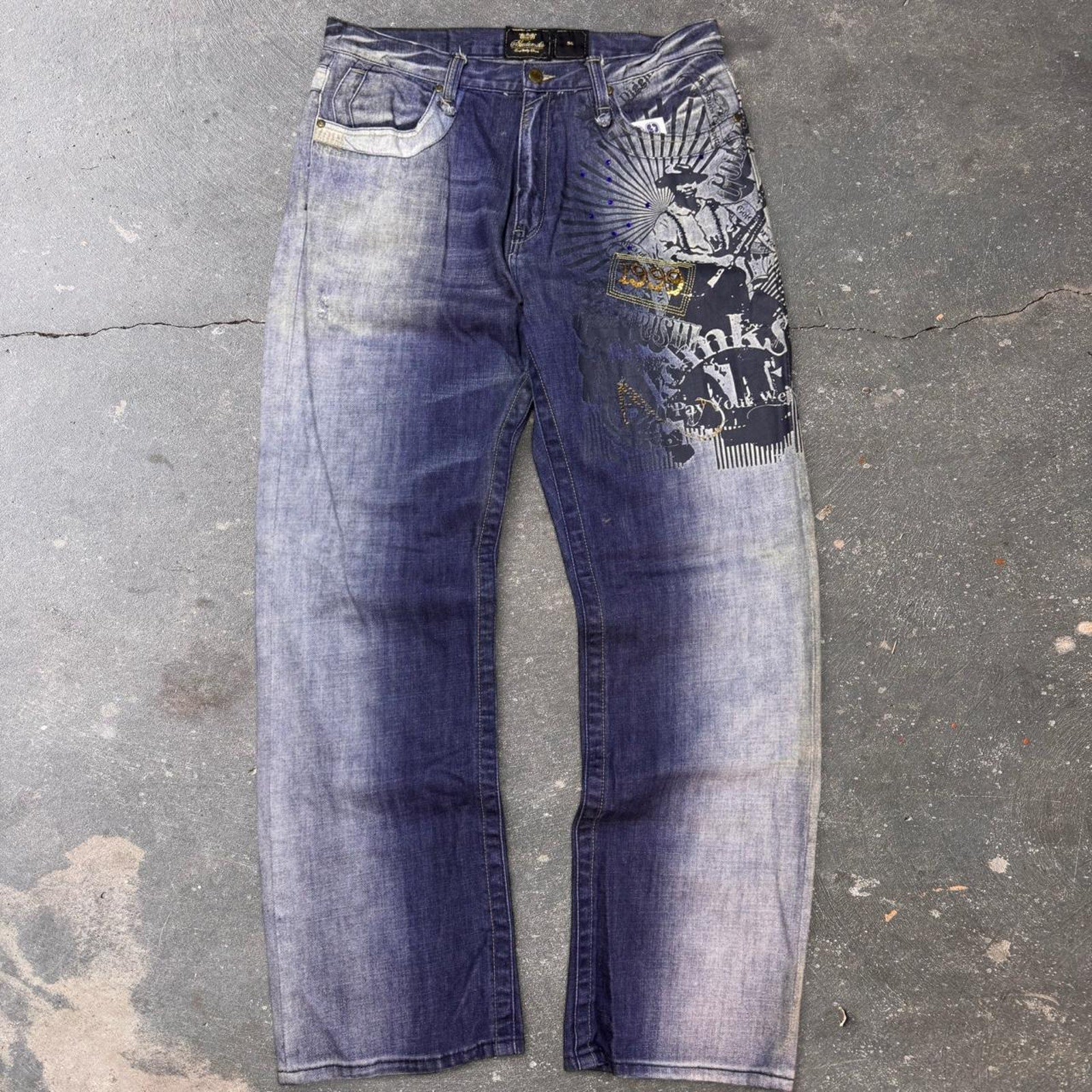2000s akademiks jeans | 34x32.5