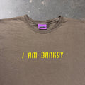 2000s Banksy I Am Banksy Stencil Graphic Tee | Large