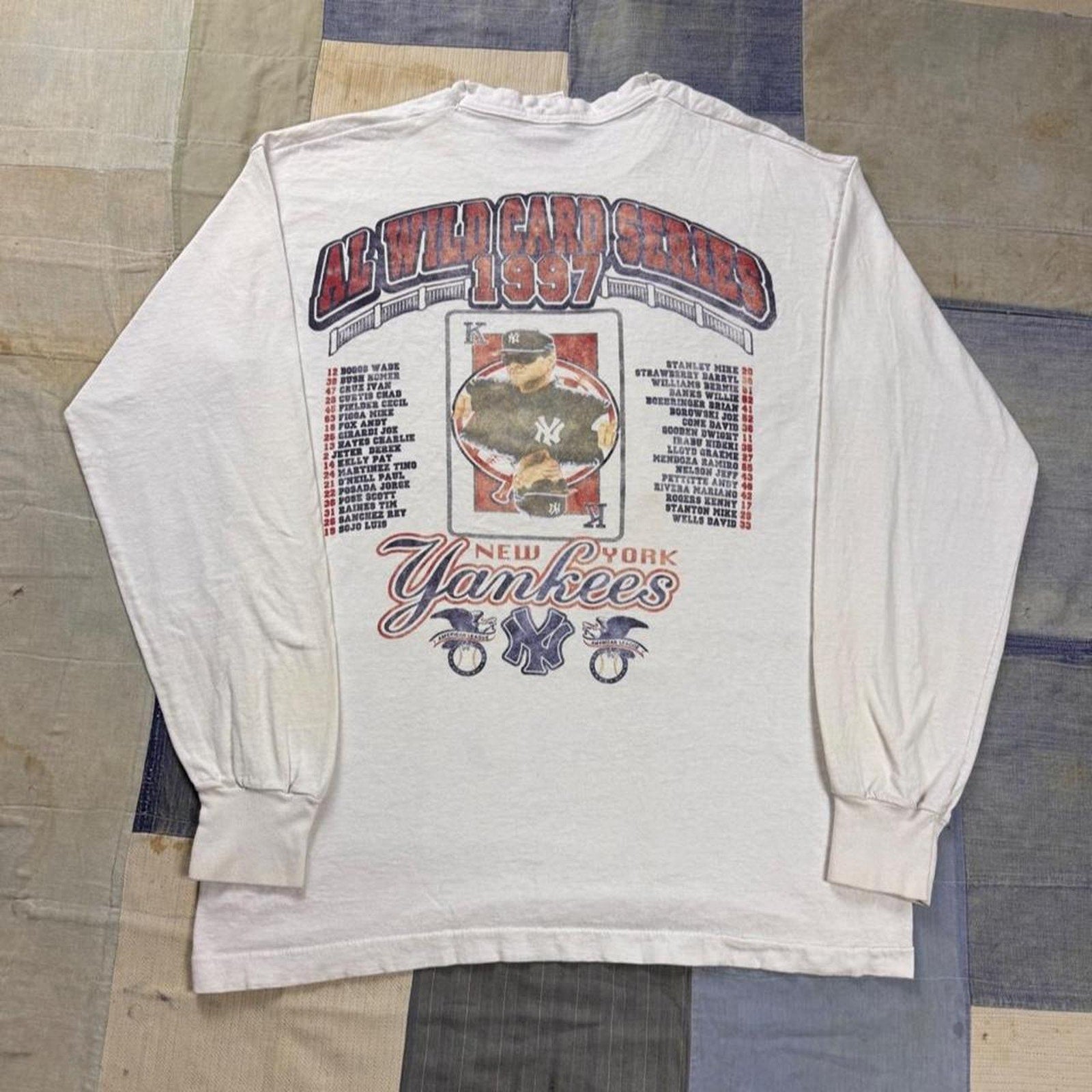 1997 New York Yankees AL Wild Card Series Long Sleeve Tee | Large