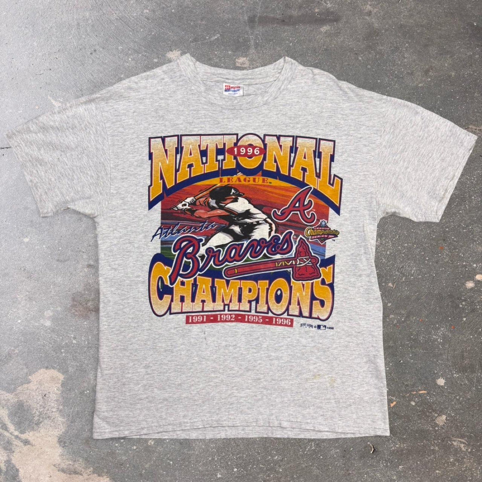 1996 National Champhonship Atlanata Braves Tee | Large
