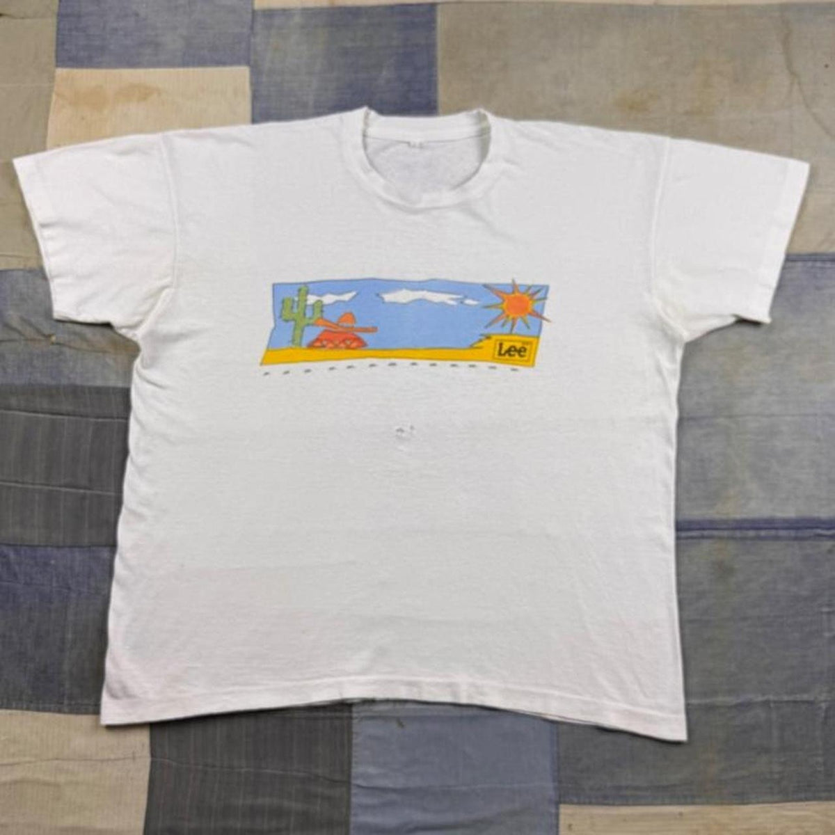 1990s Lee Southwestern Desert Graphic Tee | XL