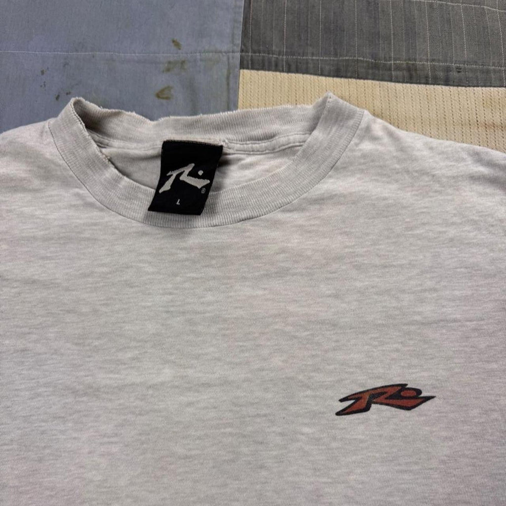 1990s Rusty Surfboards American Eagle Flag Graphic Tee | Large