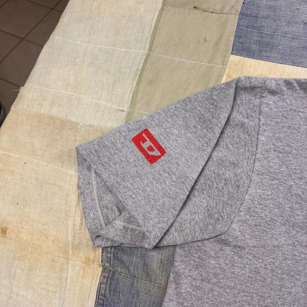 2000s Diesel Denim Division Double-Sided Logo Tee | XL