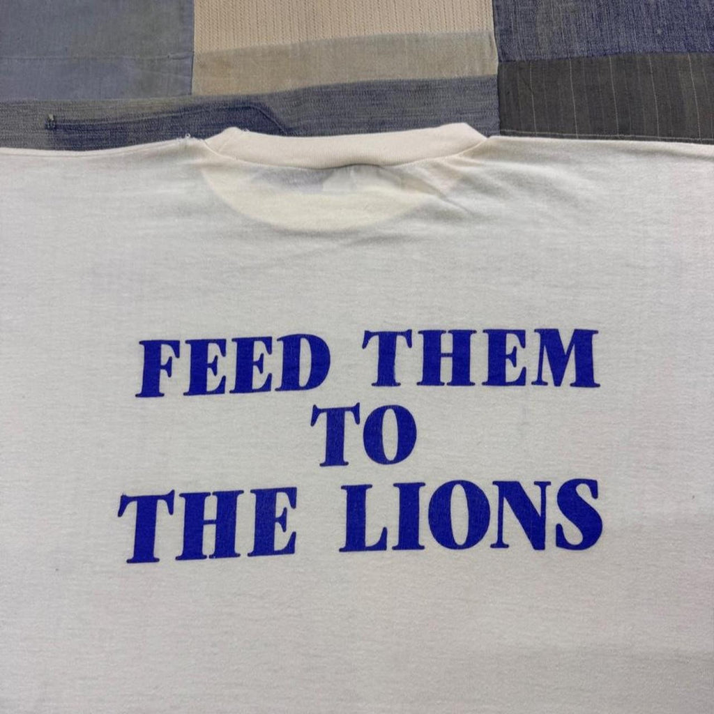 1980s Millwall Government Health Warning Football Tee | Large
