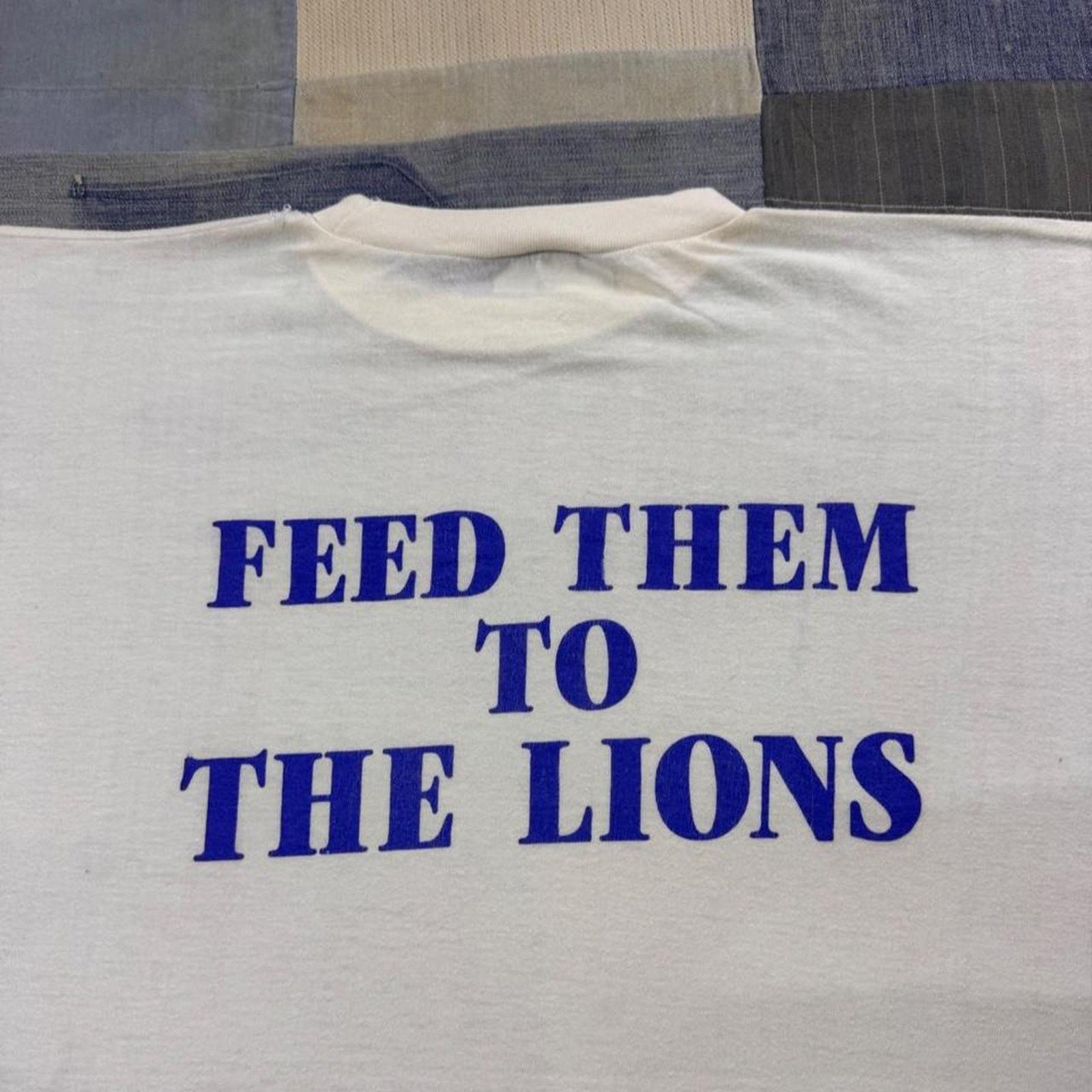 1980s Millwall Government Health Warning Football Tee | Large