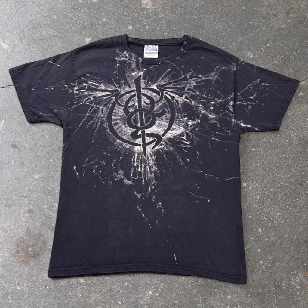 2000s Lamb of God Shattered Glass All Over Print Tee | Medium