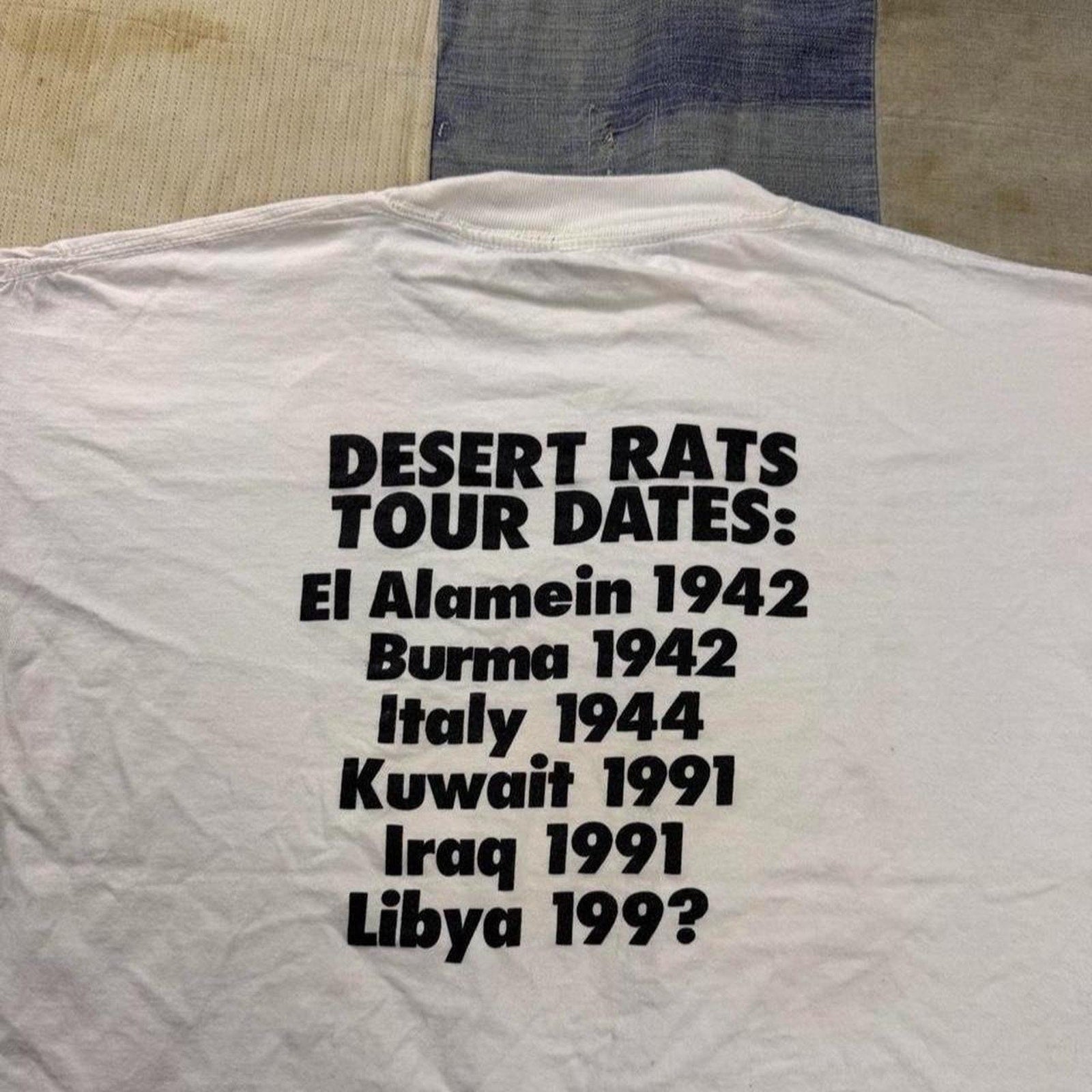 1990s Desert Rats “On Tour” Gulf War military Tee | Medium