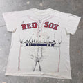 1990s Boston Red Sox 9 Faux Jersey All Over Print Tee | XL