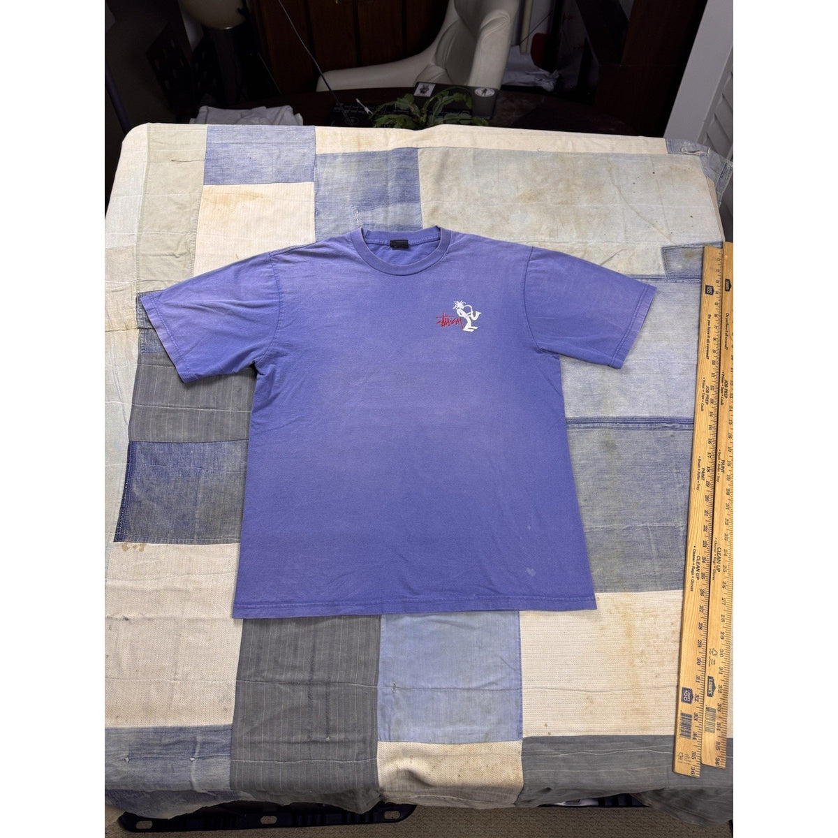 1990s Stüssy Outdoor Saxophone Tee | Large
