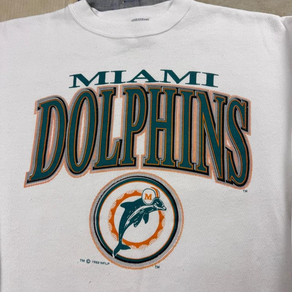 1992 Miami Dolphins Logo 7 NFL Sweatshirt | XL
