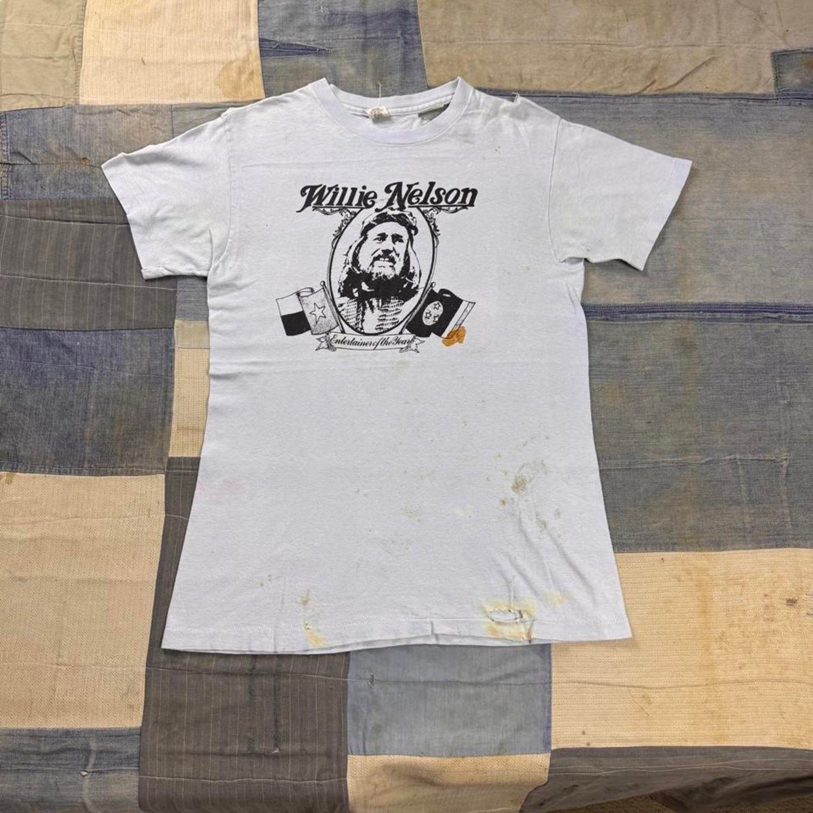1970s Willie Nelson “Entertainer of the Year” graphic t-shirt