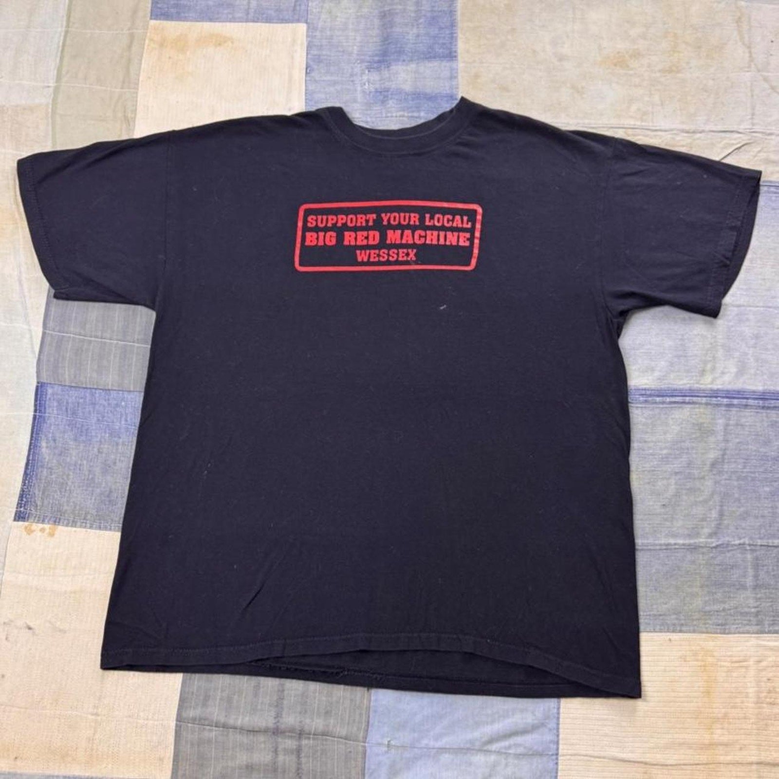 1990s Hells Angels Wessex “Big Red Machine” Support Tee | XL