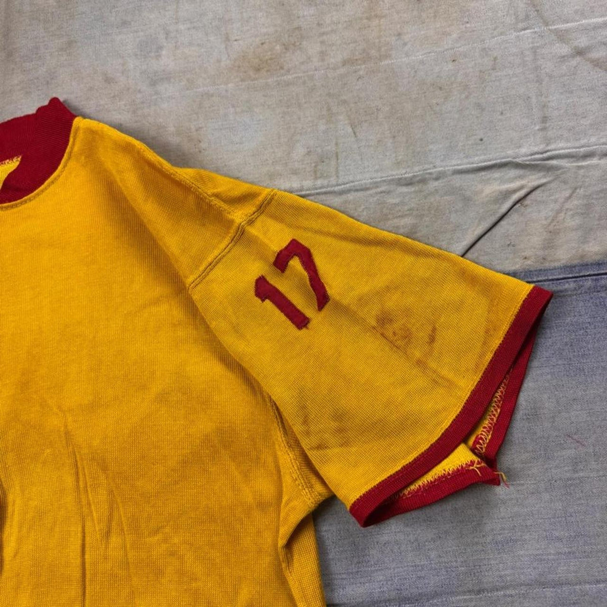 1950s Rawlings Wildcats Wool Baseball Jersey | Size 40