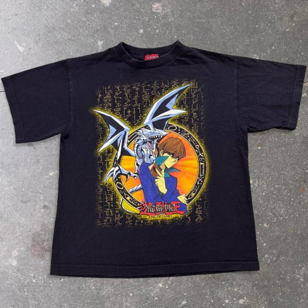 2000s Yu-Gi-Oh Seto Kaiba Blue-Eyes White Dragon Tee | small