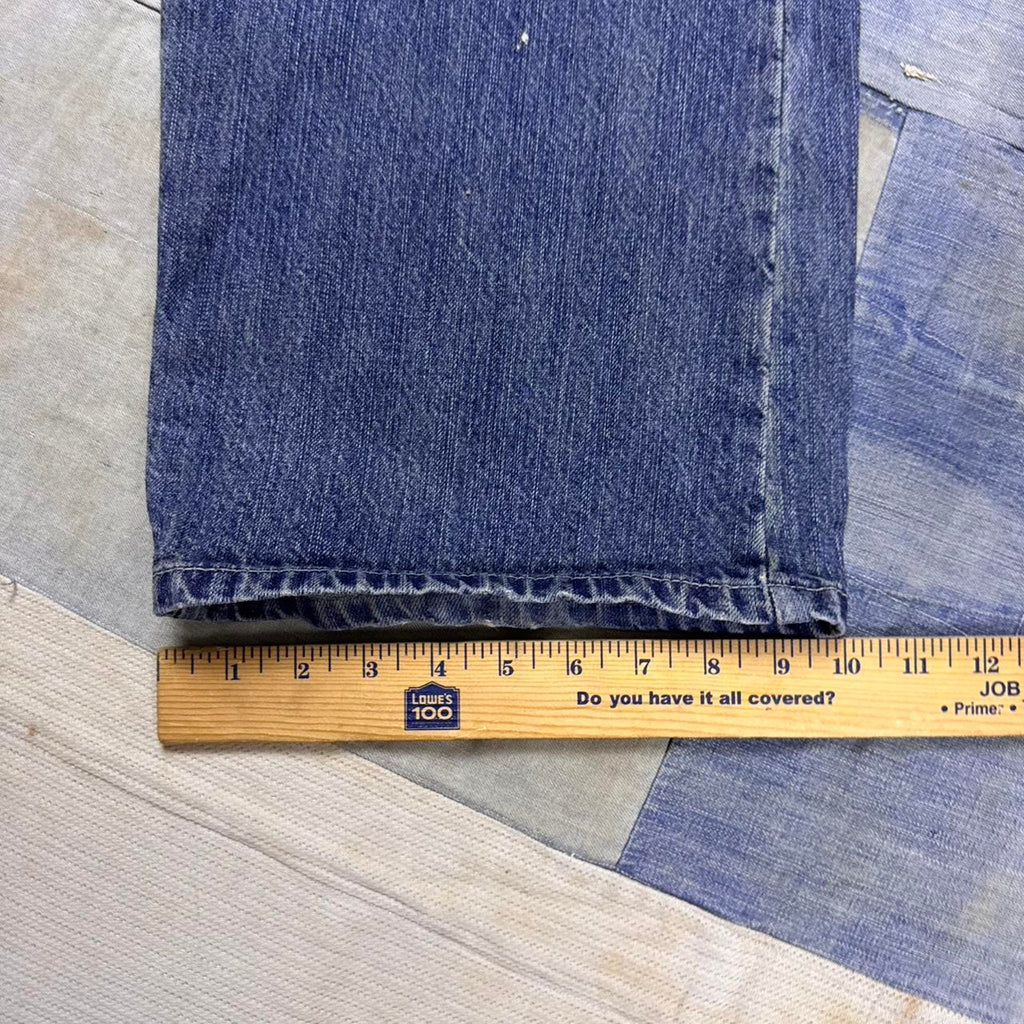 2000s Ecko Unltd Bulldog Embroidered Baggy Jeans | 36 x 31