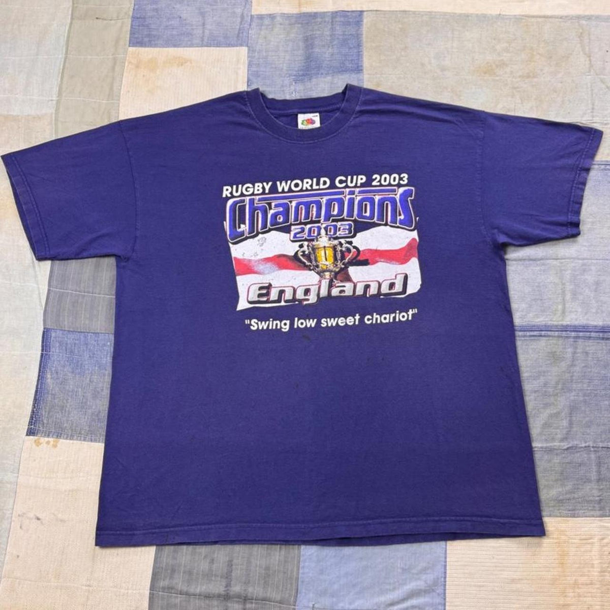 2003 England Rugby World Cup Champions Final Score Tee | XXL