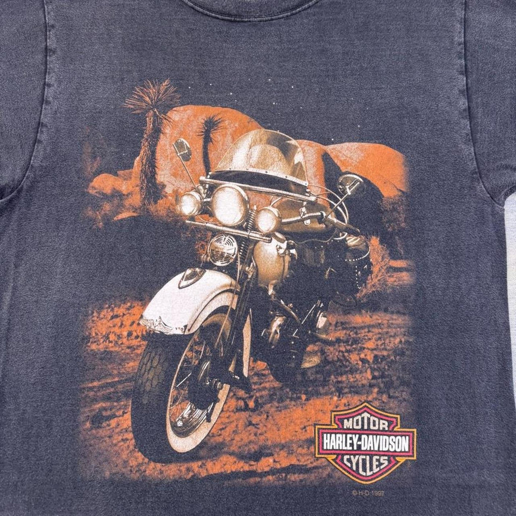 1997 Harley-Davidson Desert Motorcycle Graphic Tee | Medium