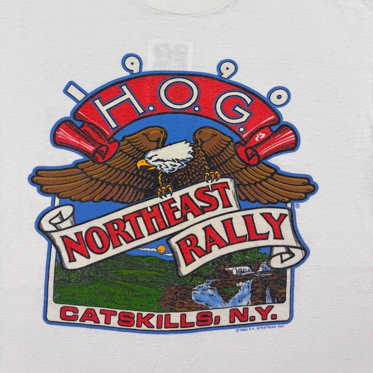 1990 Harley-Davidson H.O.G. Northeast Rally Tee | Large