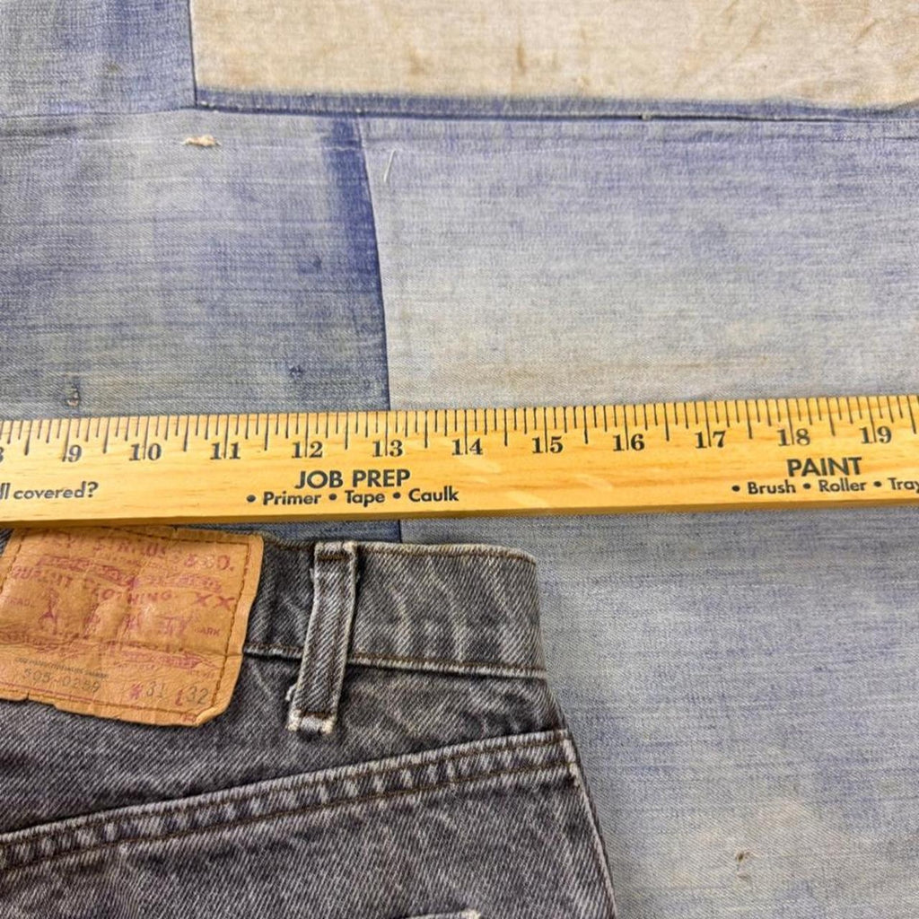 1990s Levi’s 505 Black Stonewash Denim Jeans USA | 30 x 31