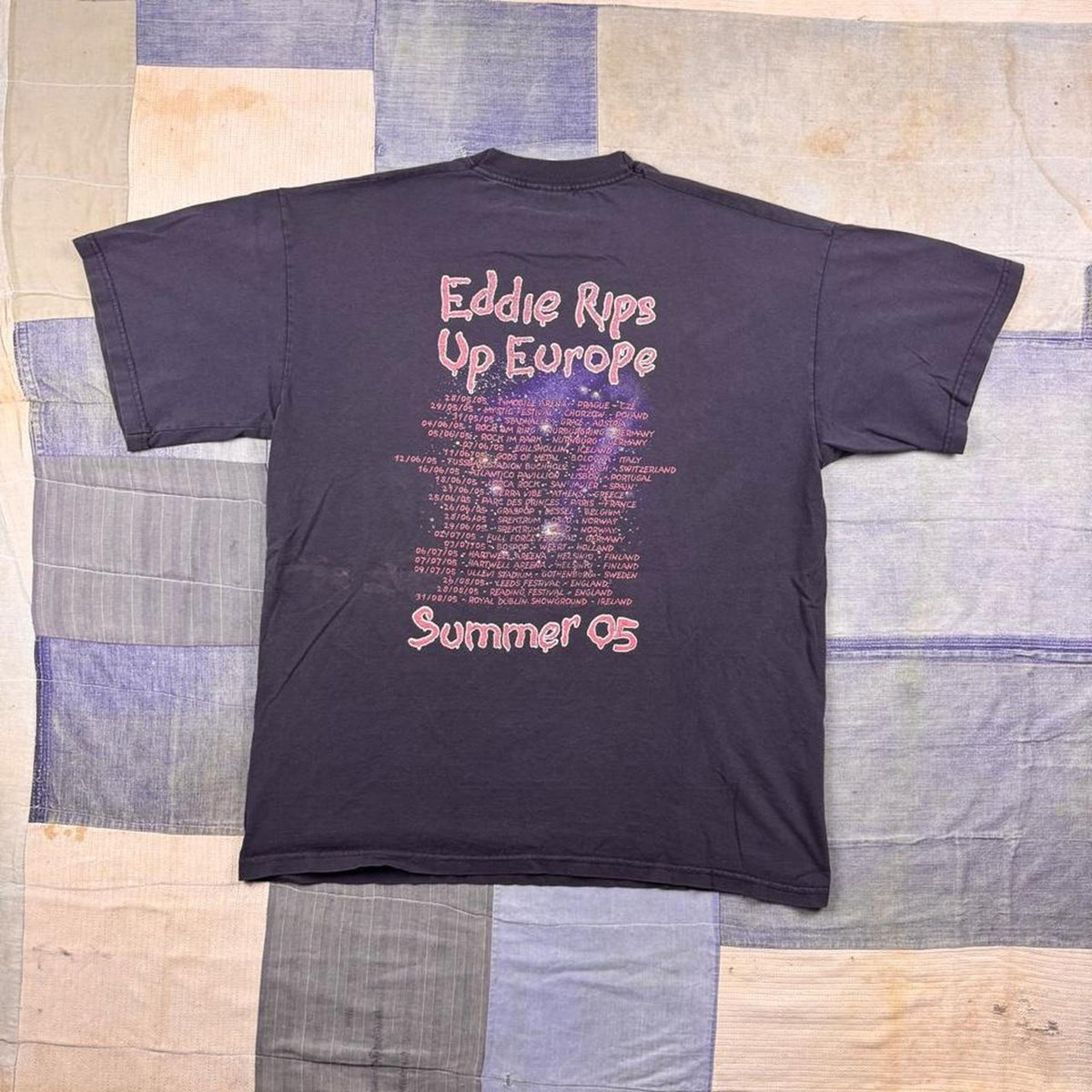 2005 Iron Maiden Eddie Rips Up Europe Tour Tee | Large