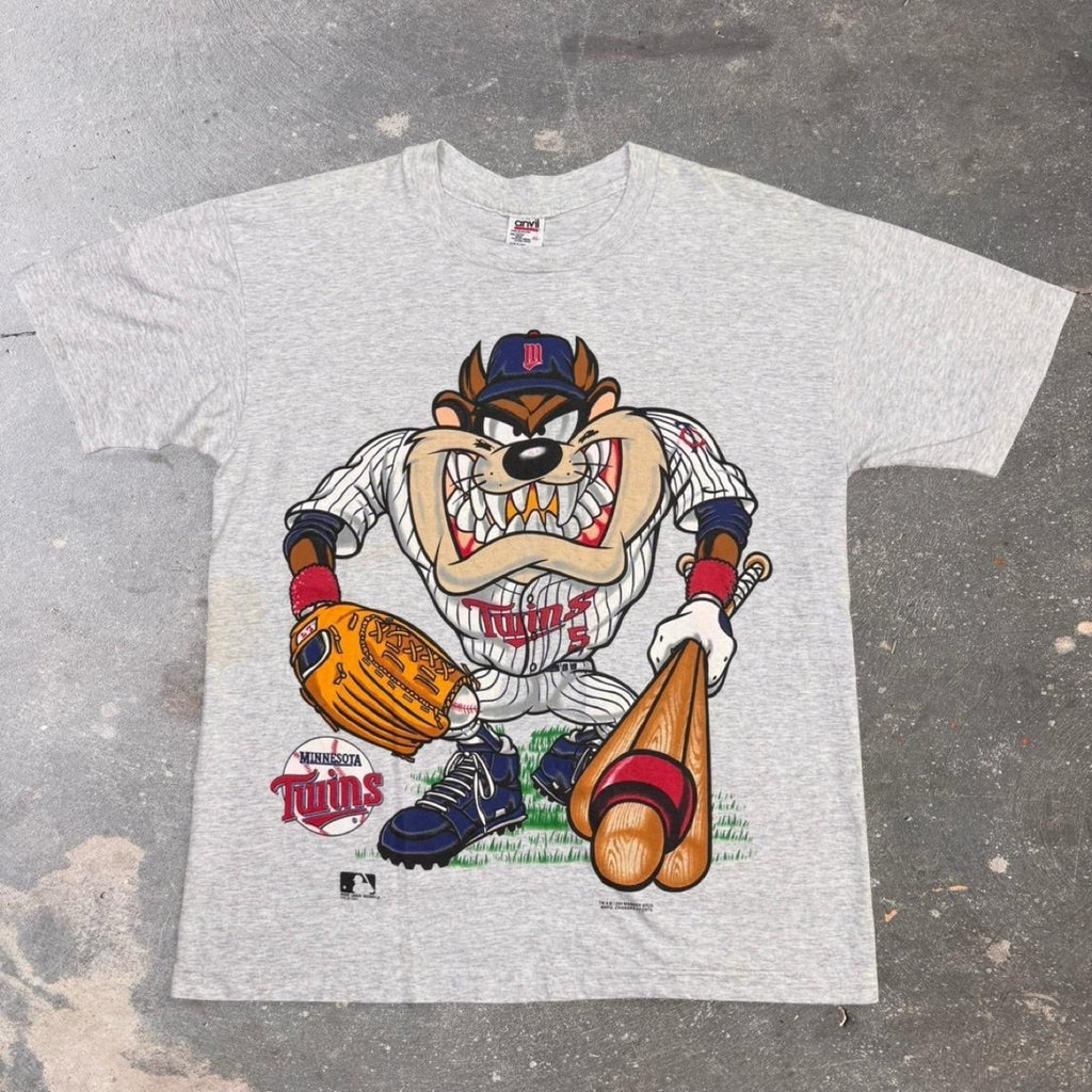 1992 Minnesota Twins Taz Looney Tunes Tee | XL