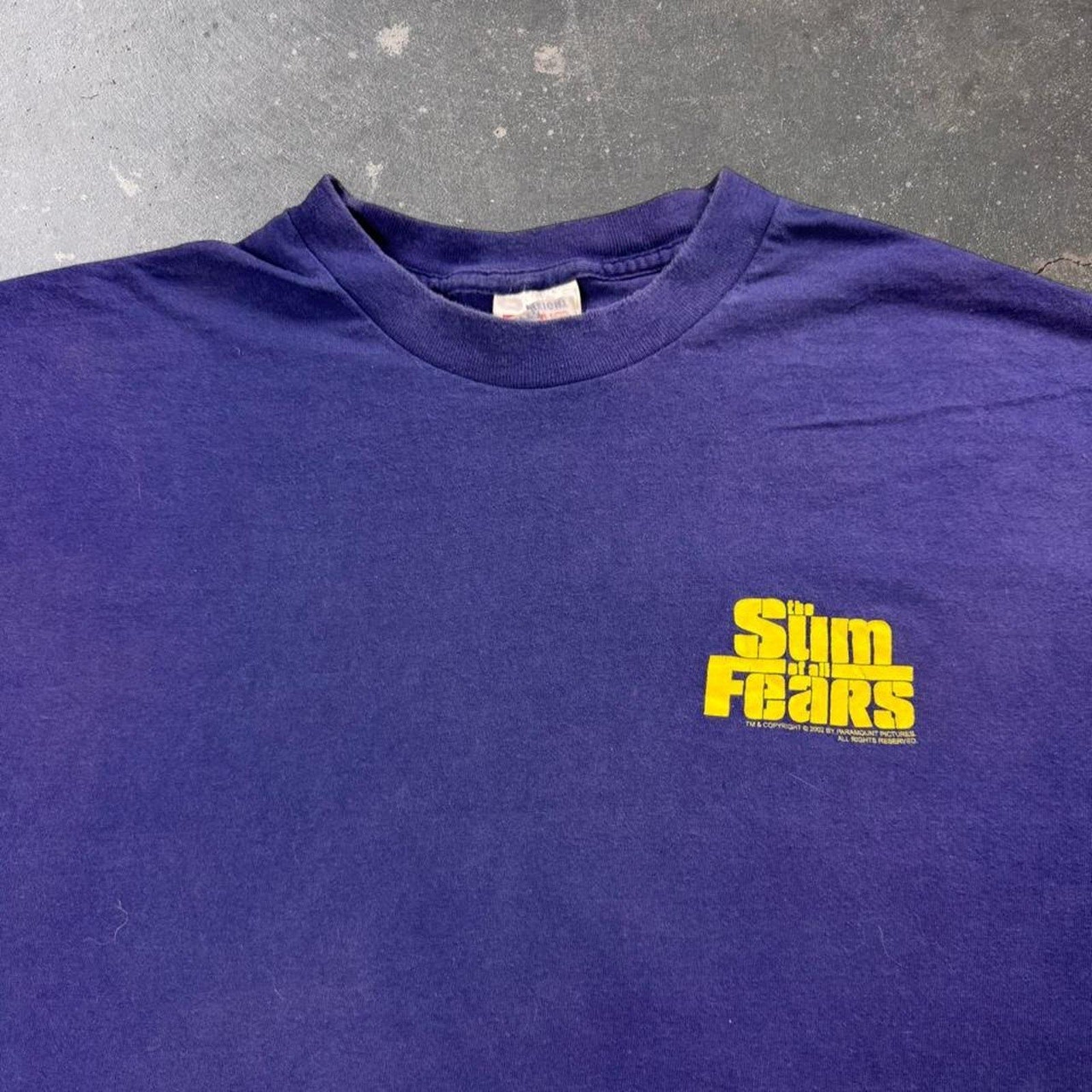 2002 The Sum of All Fears Movie Promo Tee | XL