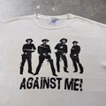 1990s Against Me! Cowboy Band Graphic Tee | XL