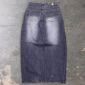 2000s Evolution Dark wash baggy jeans | 34x31