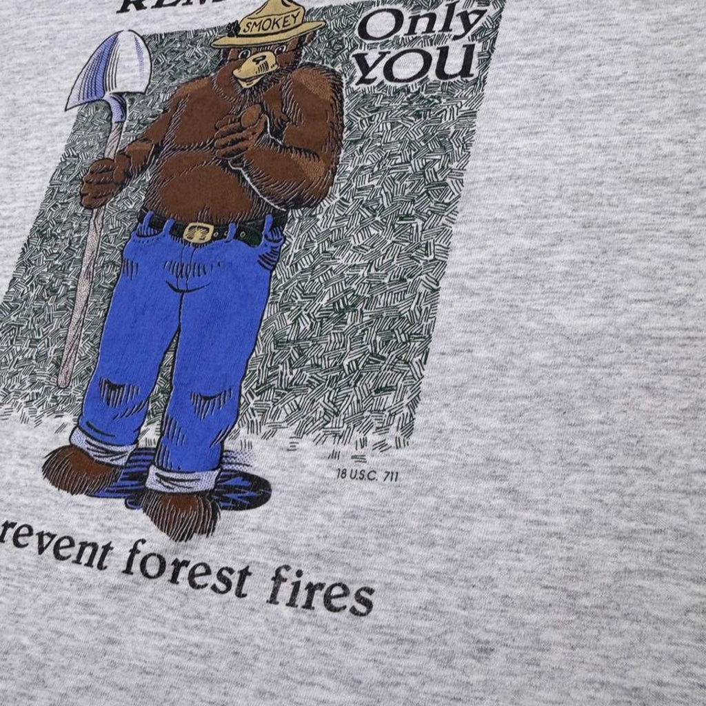 1993 Smokey Bear “Only You Can Prevent Forest Fires” Tee | Large