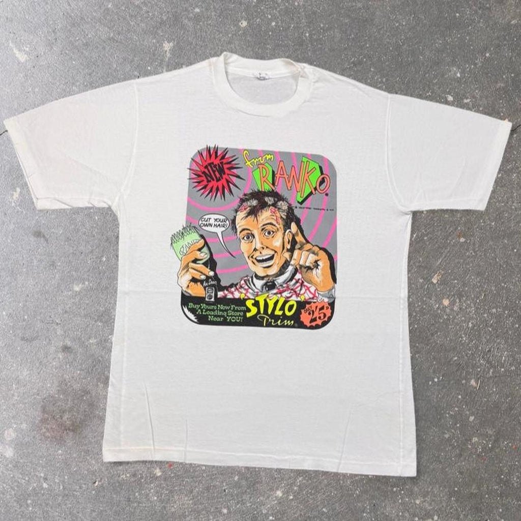 1990s Ranko Stylo Trim Cut Your Own Hair Tee | XL