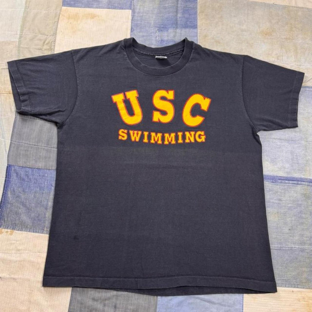 1990s USC Trojans Swimming Double-Sided Tee | XL