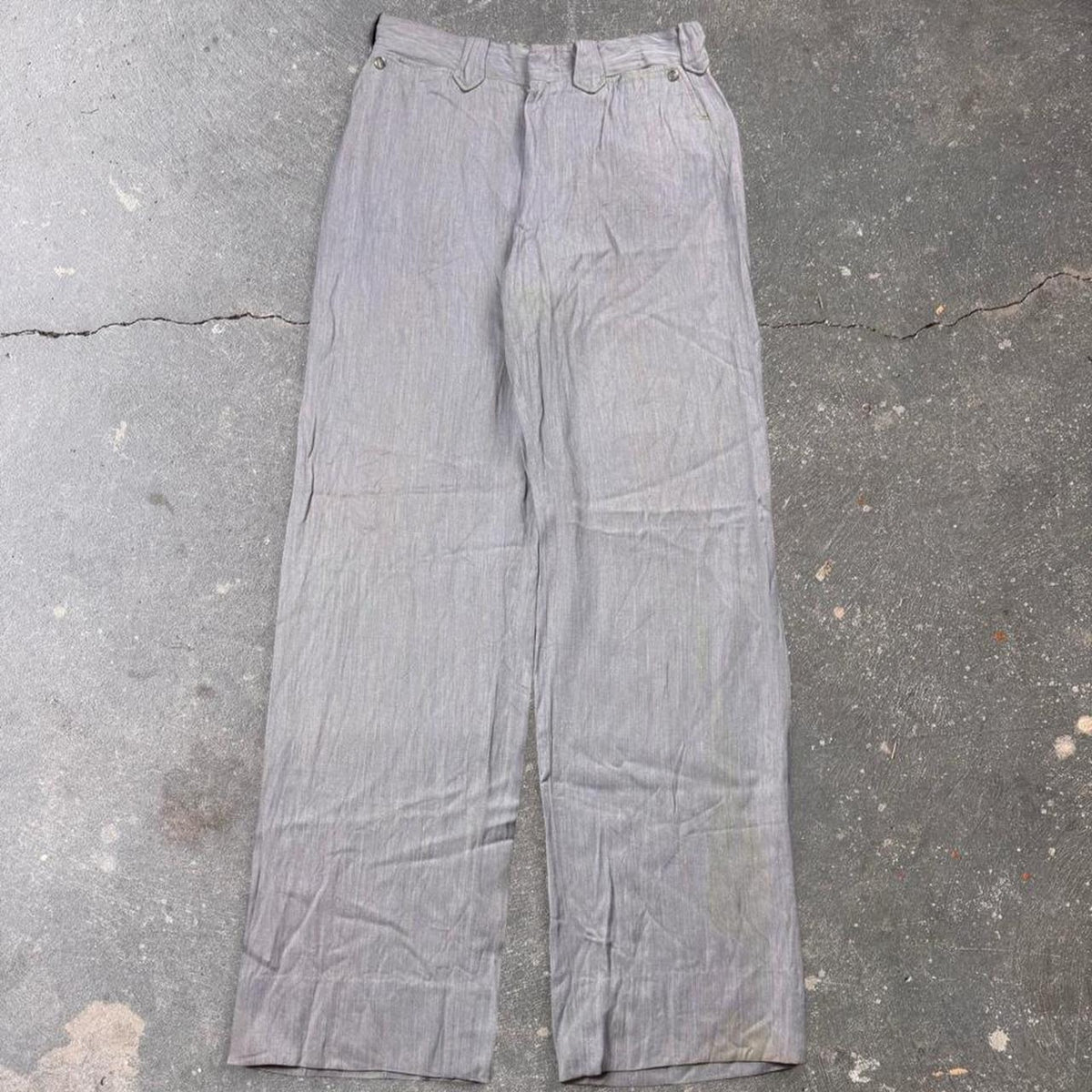 1960s H Bar C Gabardine Mule Ear Western Pants | 32x32