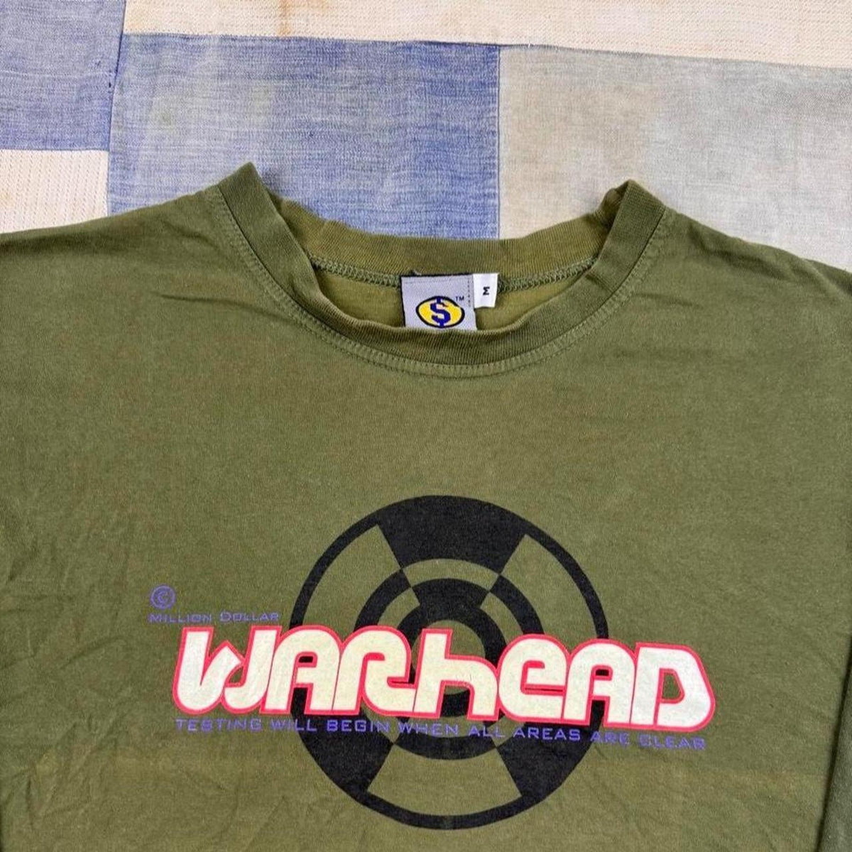 2000s Million Dollar Warhead Olive Long Sleeve Tee | Medium