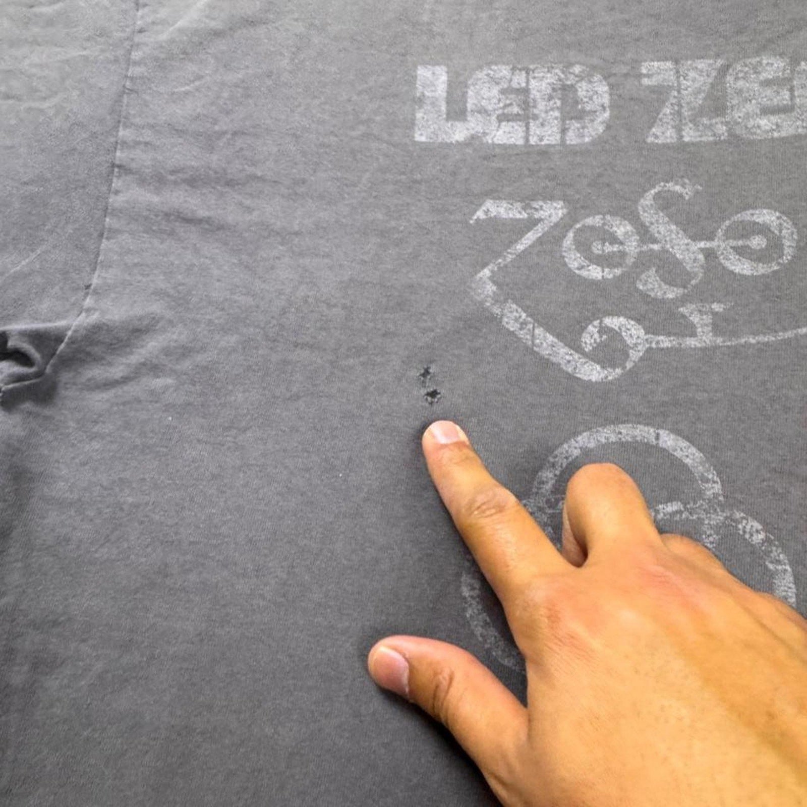 2000s Led Zeppelin Distressed Tee | XL